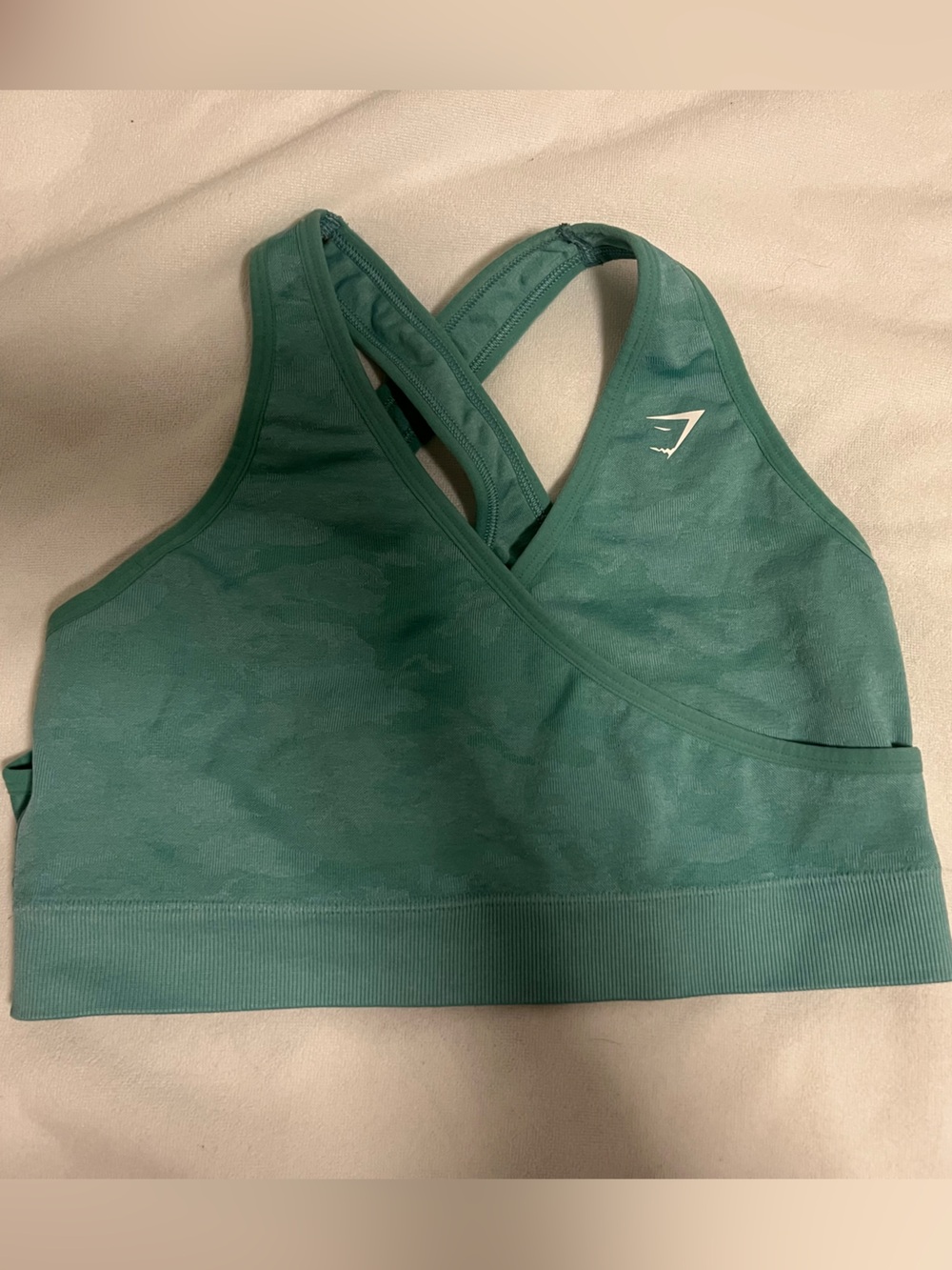 Gymshark Teal Racerback Sports Bra